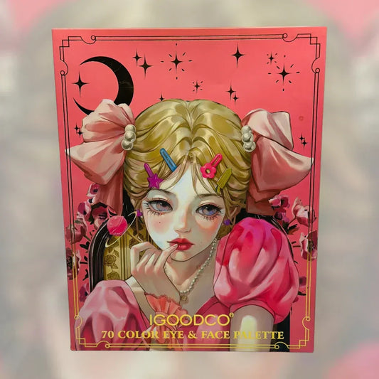 70 Color Cute Girl Eyeshadow Palette - ZIOR