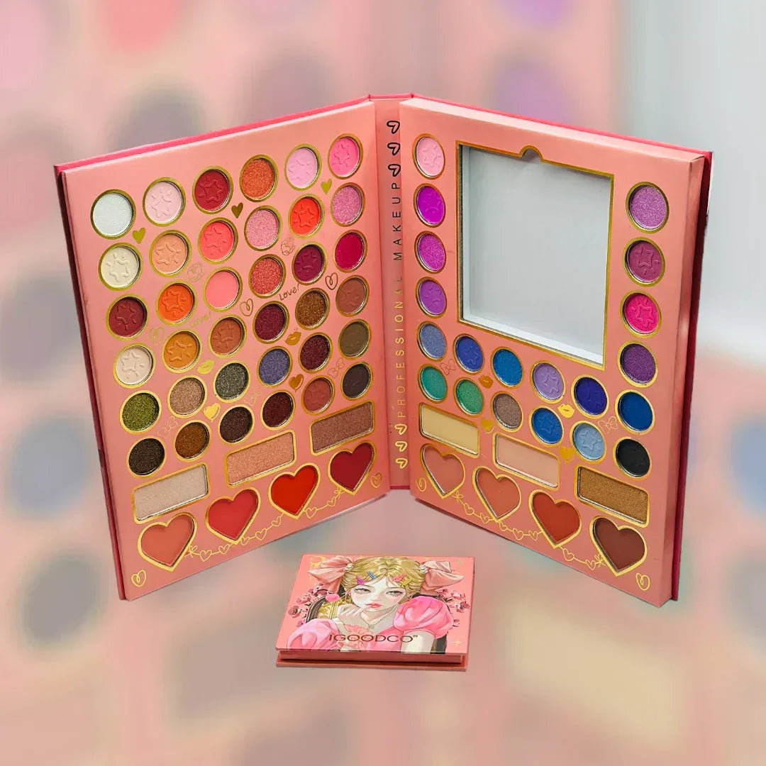 70 Color Cute Girl Eyeshadow Palette - ZIOR