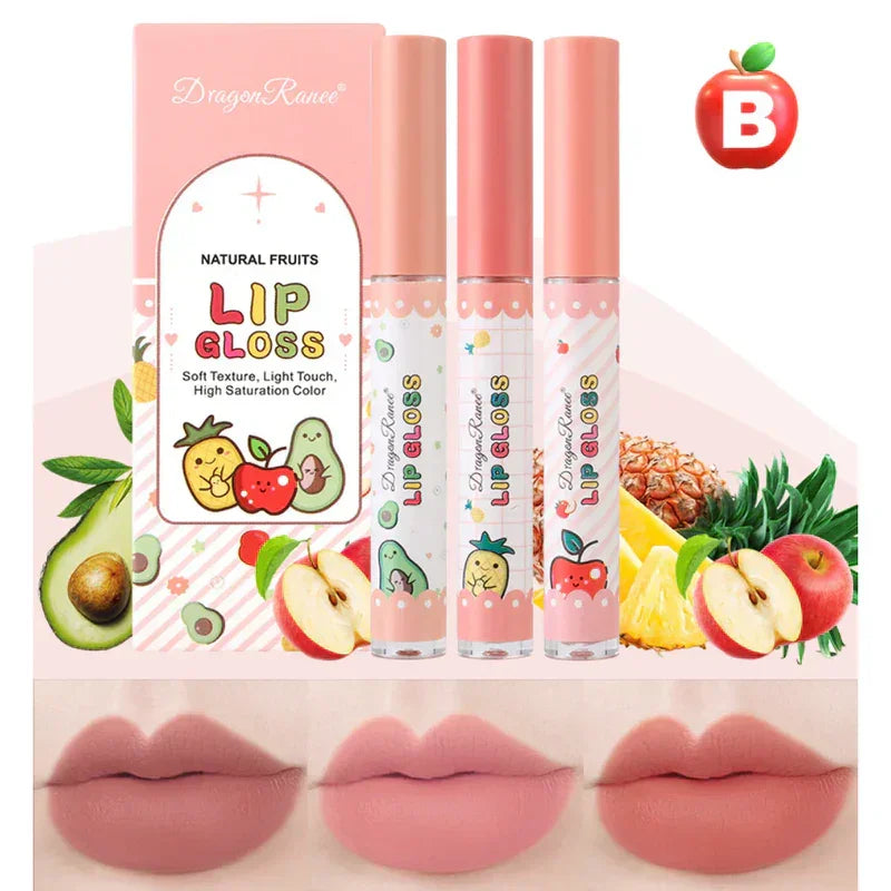 Dragon Ranee Fruit Lip Gloss Moisturizing Matte Lipstick - ZIOR