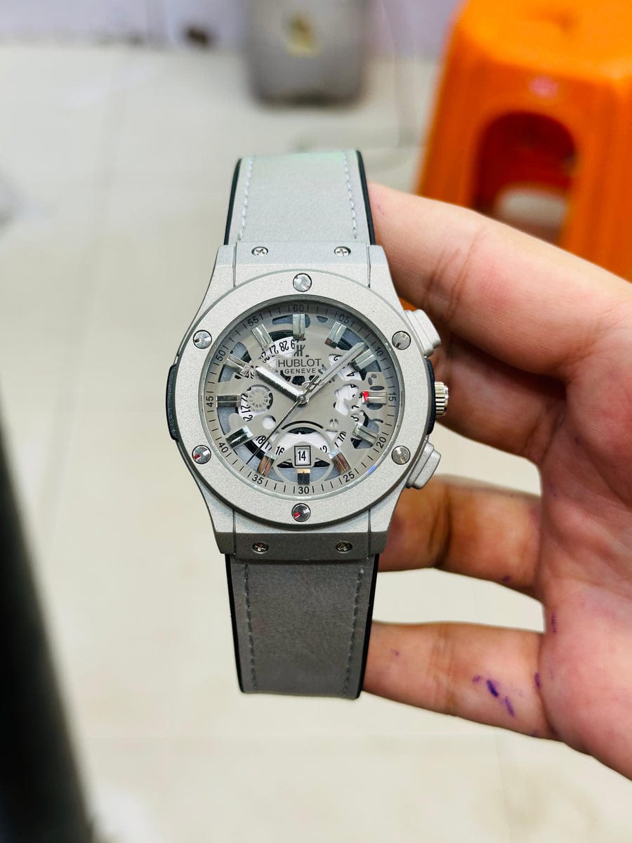 HUBLOT MEN'S WATCH WITH MASTER LOCK AND DATE WORKING (PERFECT GIFT FOR MEN'S) - ZIOR