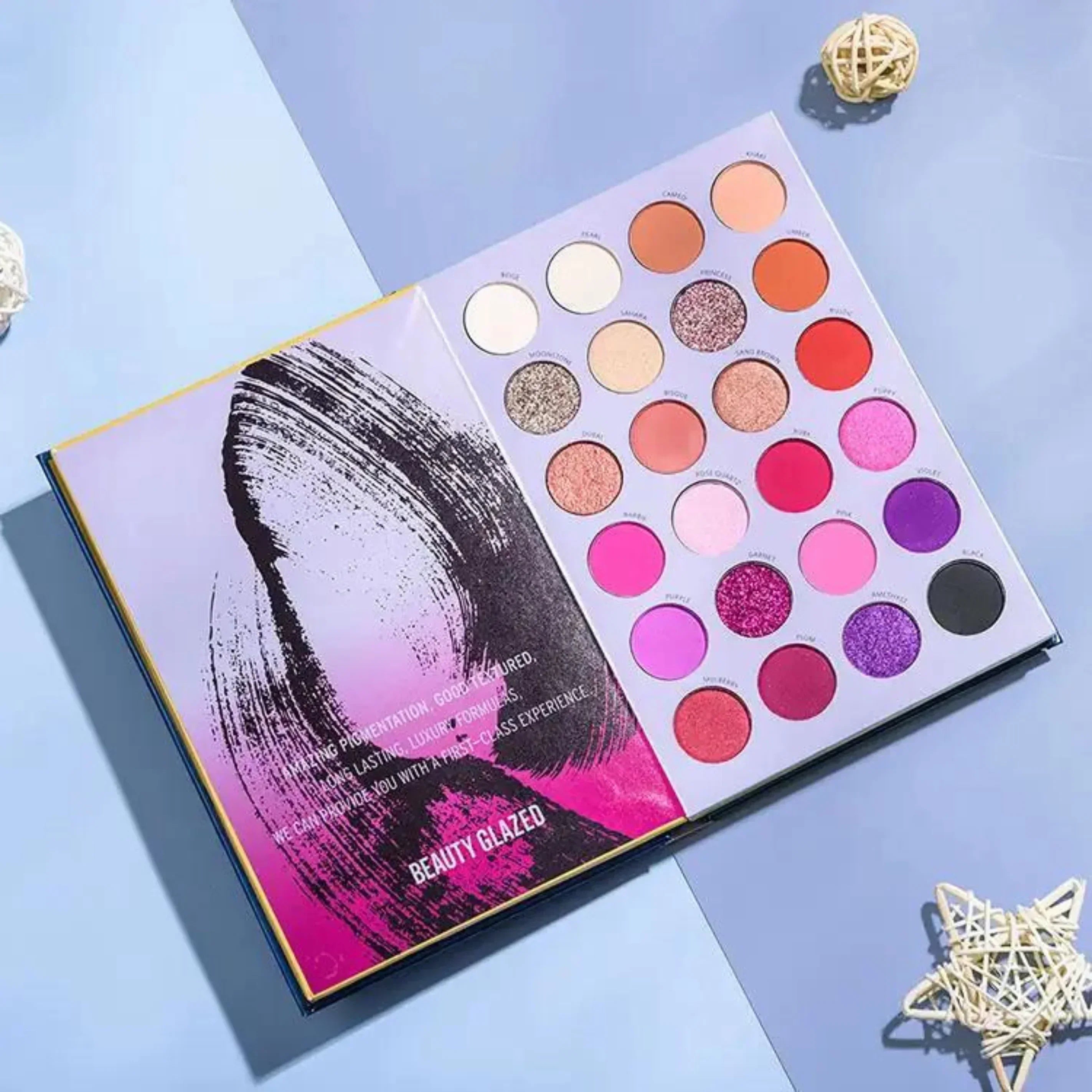 Large Three-Layer Makeup Palette - 72 Eye Shadow Colors - ZIOR