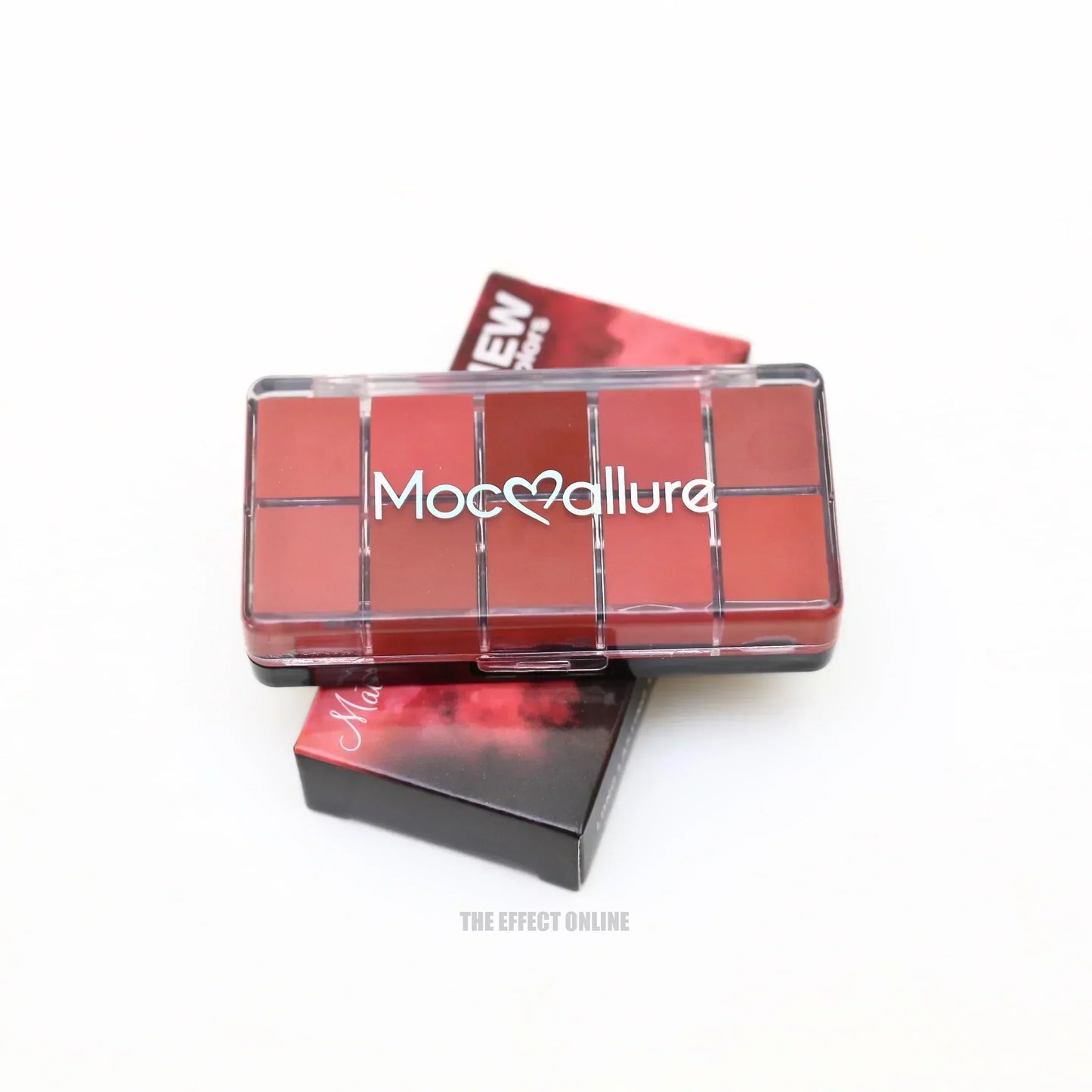 Mocallure 10 shades - Matte cream lipstick palette with mirror and lipstick brush - ZIOR