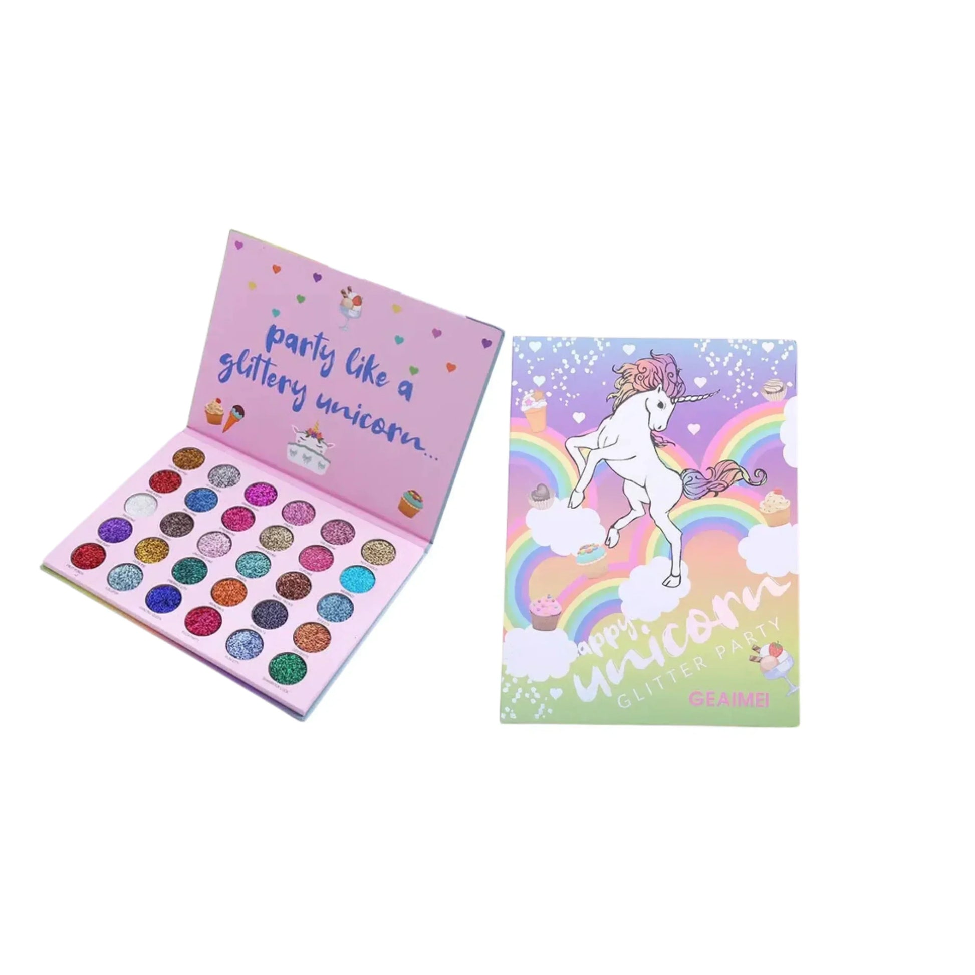 Unicorn Glitter Palette 30 Shades - ZIOR