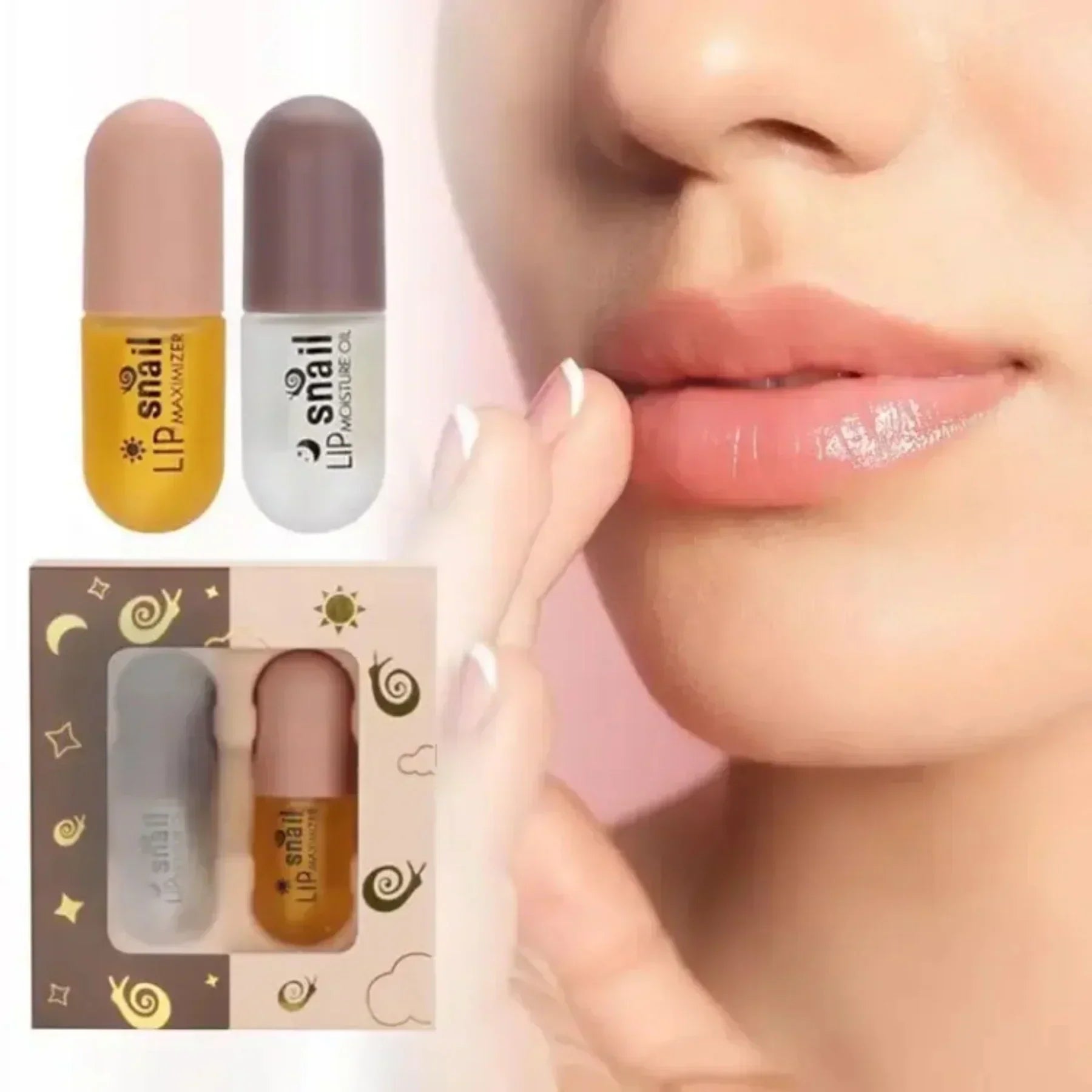 Lip Plumper Set of 2- Lip oil Capsule - ZIOR