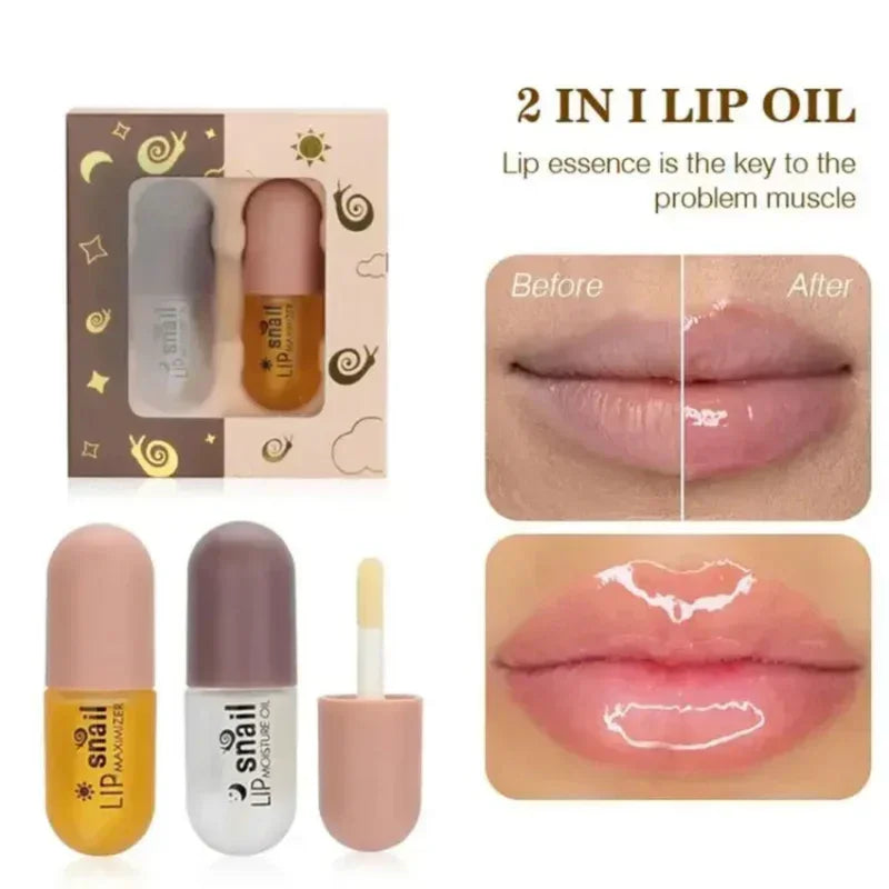 Lip Plumper Set of 2- Lip oil Capsule - ZIOR