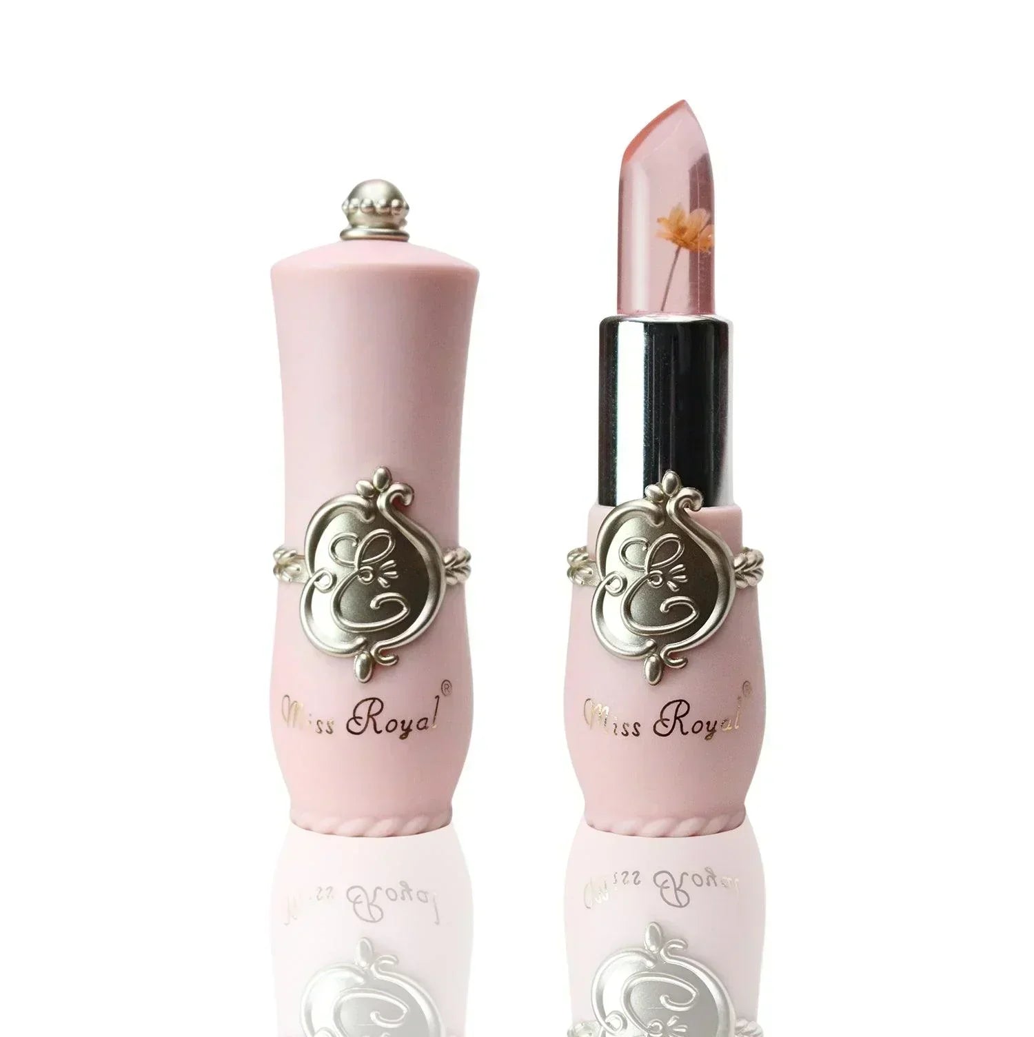 Beauty Flower Crystal Jelly Lipstick Pink Color - ZIOR