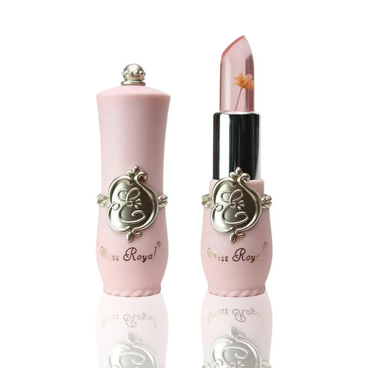 Beauty Flower Crystal Jelly Lipstick Pink Color - ZIOR