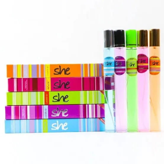 PACK OF 5 SHE Pen Pocket Perfume-35ml - ZIOR