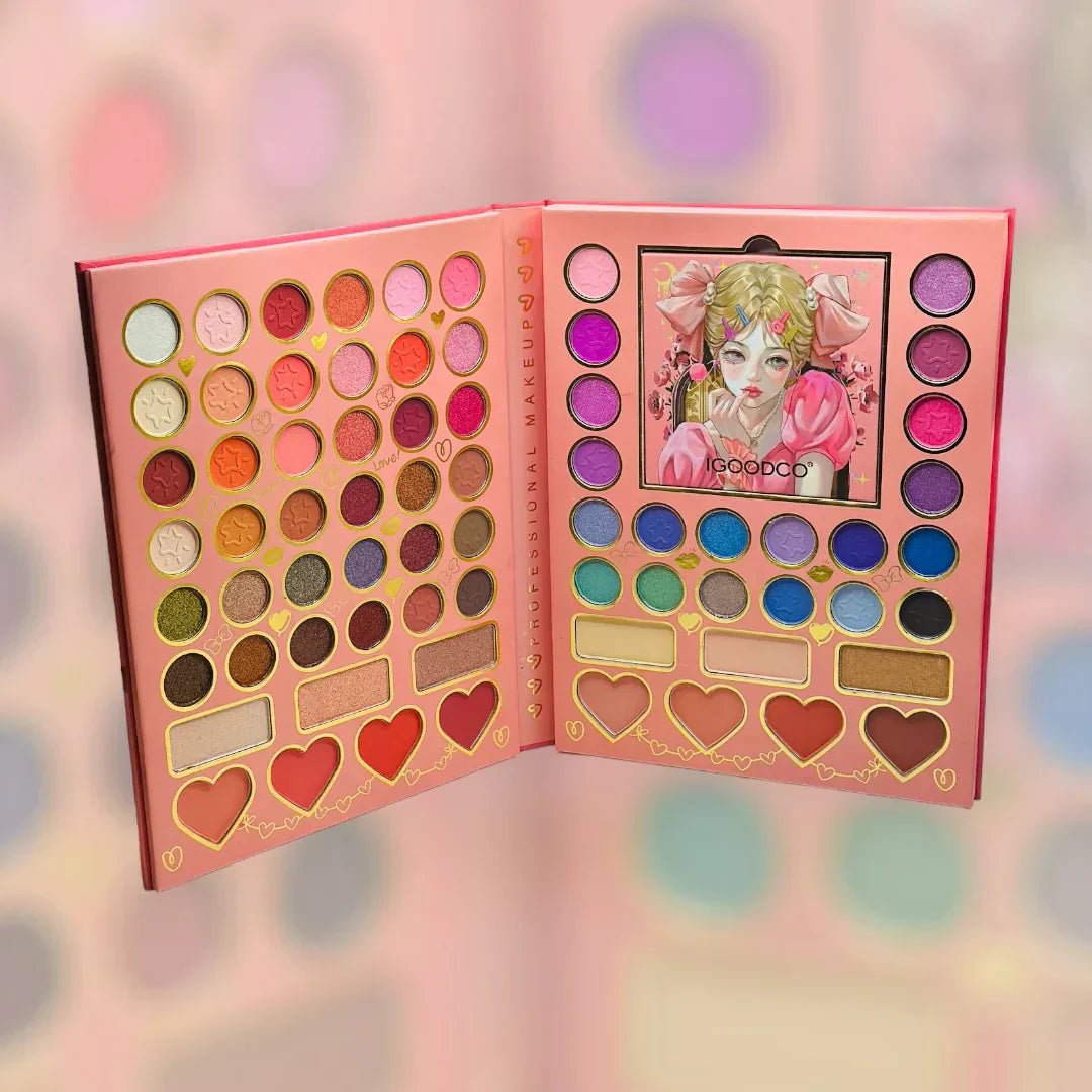 70 Color Cute Girl Eyeshadow Palette - ZIOR