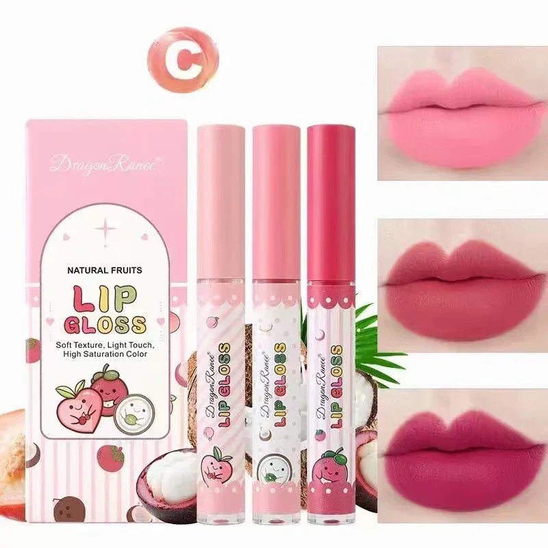 Dragon Ranee Fruit Lip Gloss Moisturizing Matte Lipstick - ZIOR
