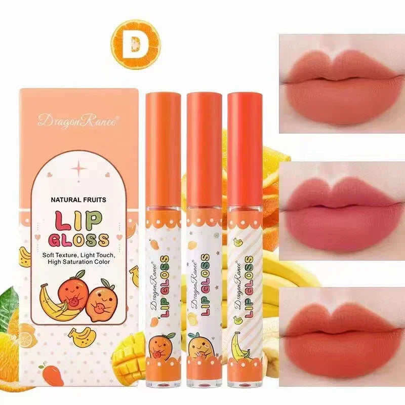 Dragon Ranee Fruit Lip Gloss Moisturizing Matte Lipstick - ZIOR