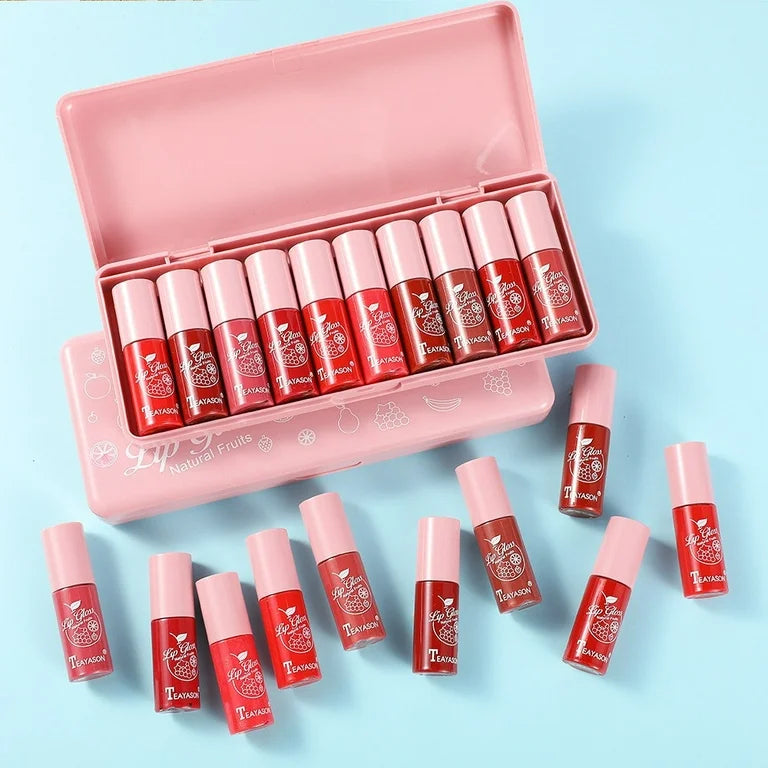 Teayson Lip Glow Pack of 10 Glosses - ZIOR