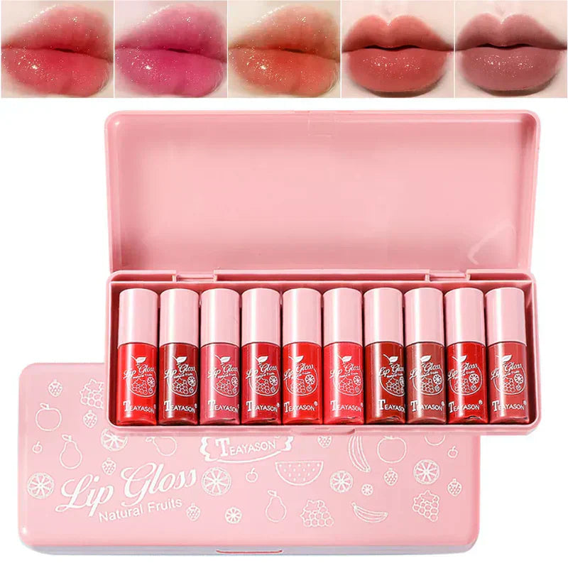 Teayson Lip Glow Pack of 10 Glosses - ZIOR