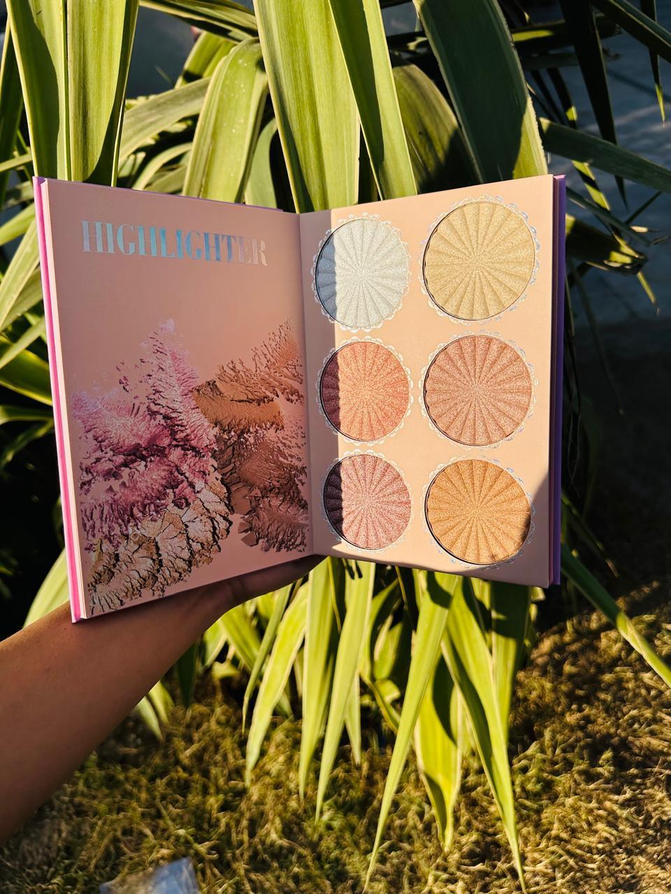 4 Pages Book Shape Matte Eyeshadow Palette - ZIOR