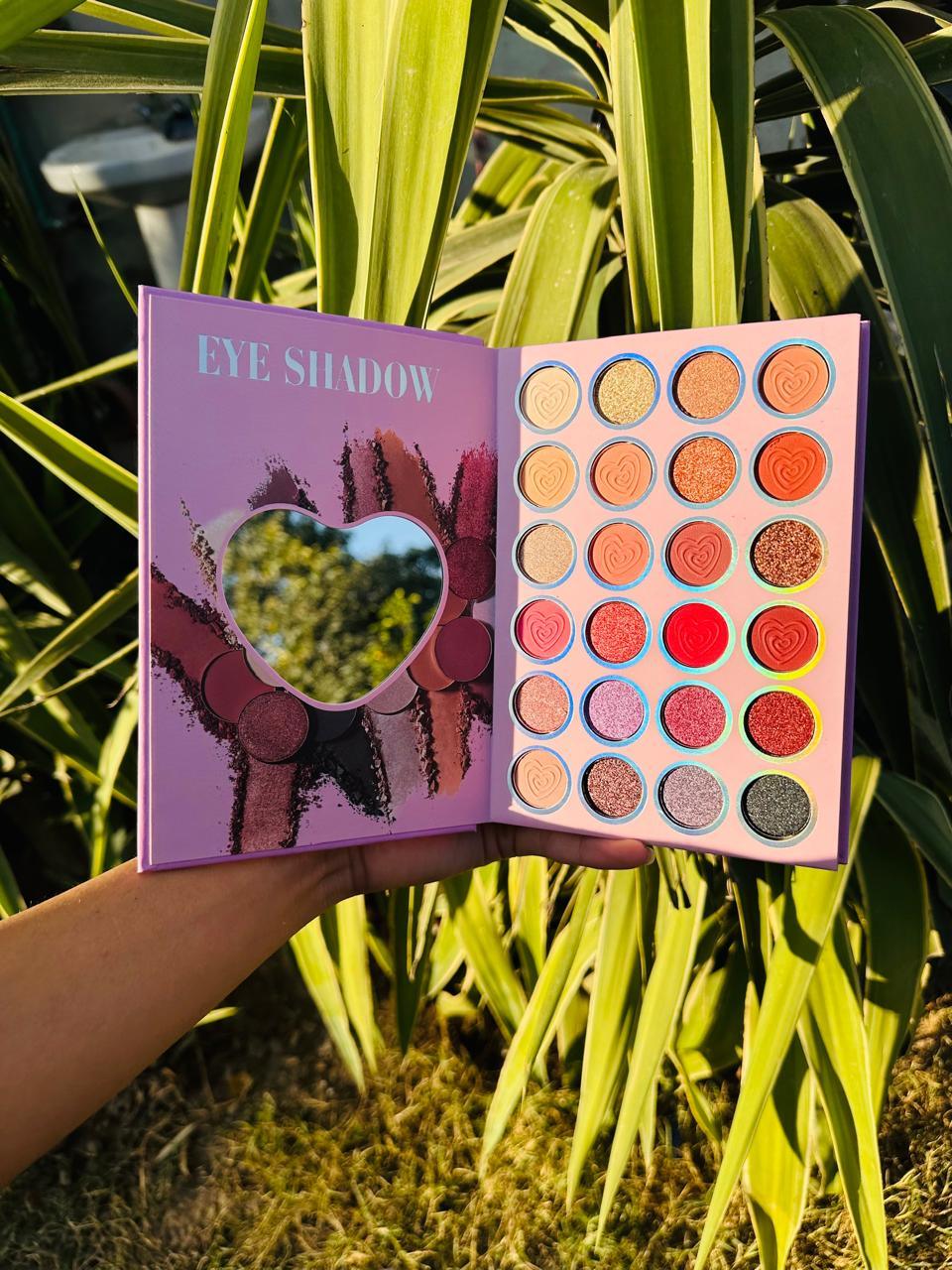 4 Pages Book Shape Matte Eyeshadow Palette - ZIOR