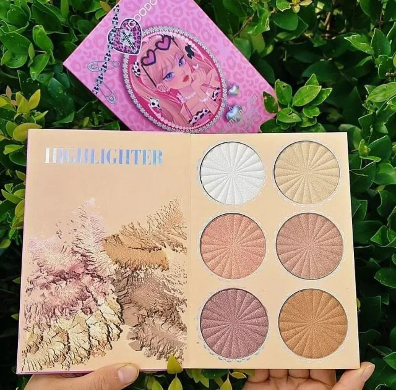 4 Pages Book Shape Matte Eyeshadow Palette - ZIOR