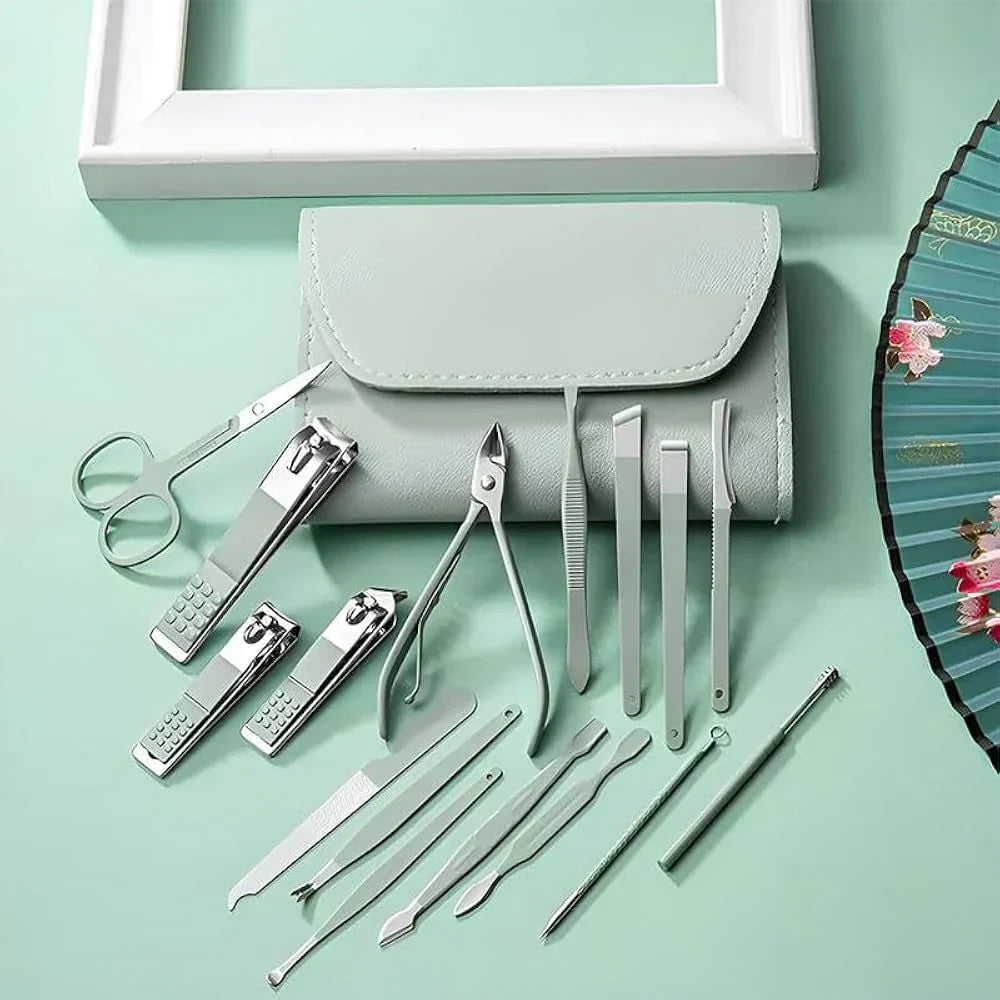 16 PCs Nail Clipper/Manicure & Pedicure Kit - ZIOR