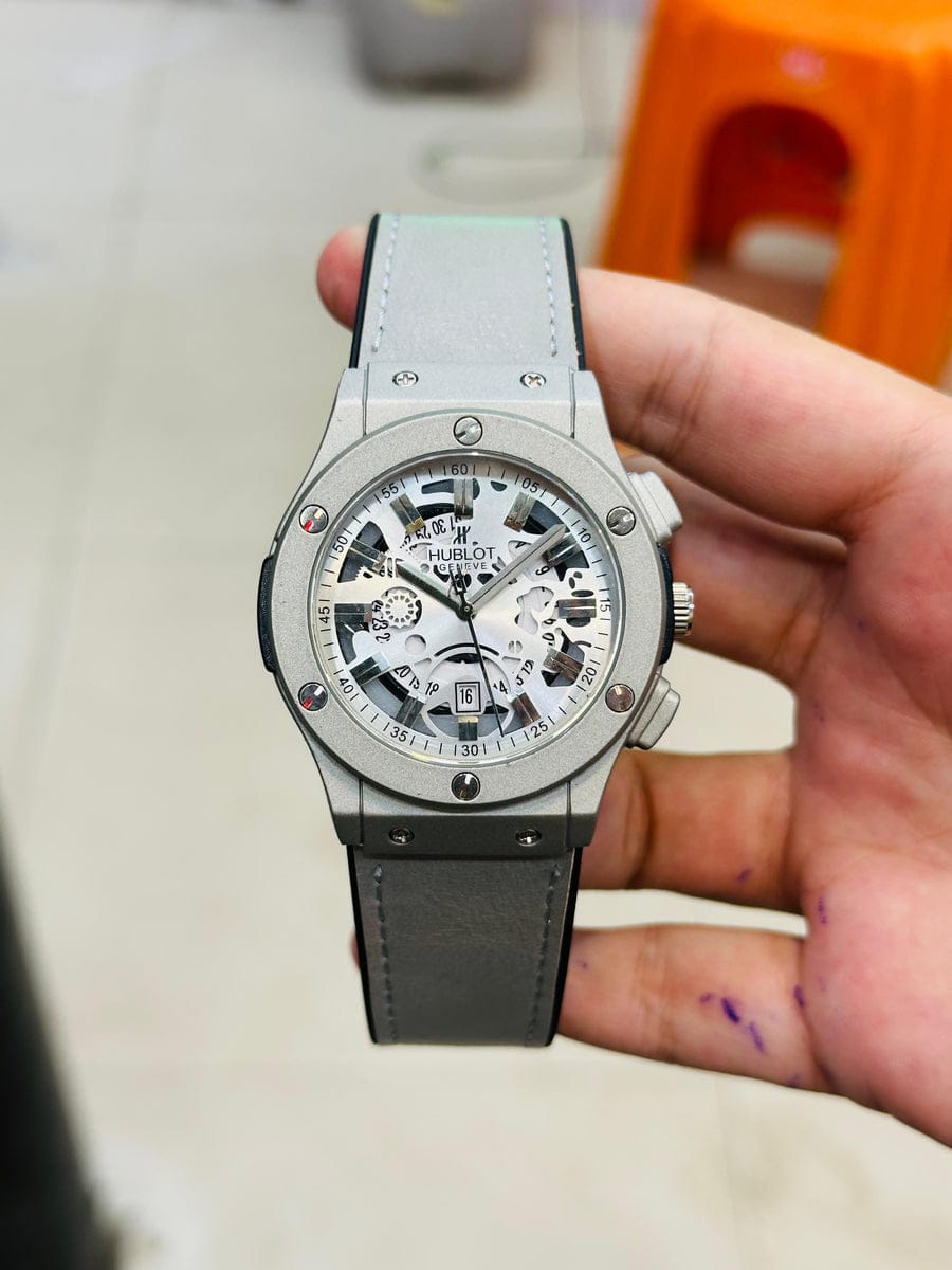 HUBLOT MEN'S WATCH WITH MASTER LOCK AND DATE WORKING (PERFECT GIFT FOR MEN'S) - ZIOR