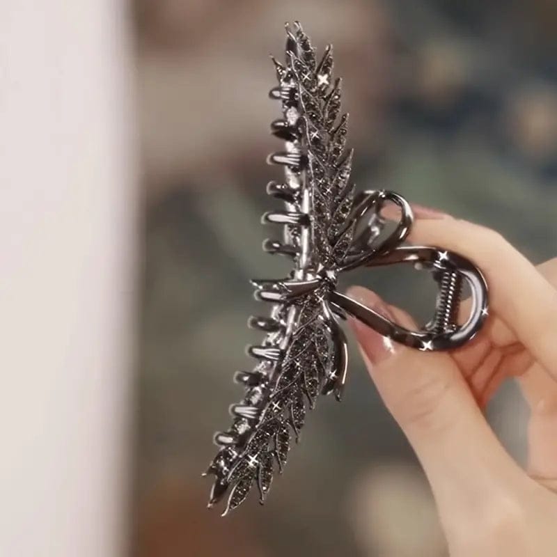 Premium Quality Shimmering Retro Glamour Hair Claw Clip|Non-Slips Strong Hold Grip Hair Claw|+Free Gift - ZIOR