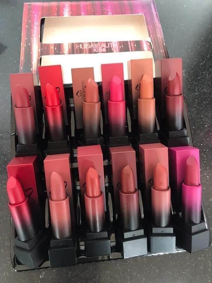 HudaBeauty Matt Lipsticks Pack of 12 - ZIOR