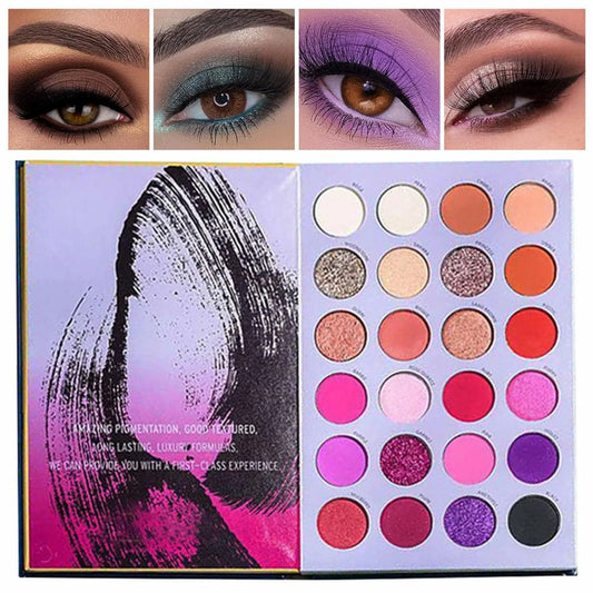 Large Three-Layer Makeup Palette - 72 Eye Shadow Colors - ZIOR